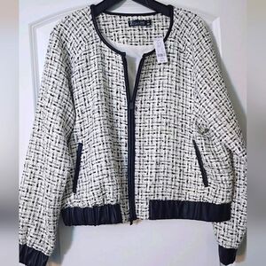 7TH Avenue Blk/White/Gray Jacket